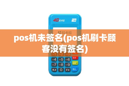 pos机未签名(pos机刷卡顾客没有签名)