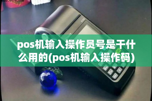 pos机输入操作员号是干什么用的(pos机输入操作码)