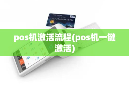 pos机激活流程(pos机一键激活)