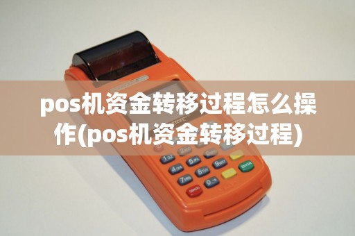 pos机资金转移过程怎么操作(pos机资金转移过程)