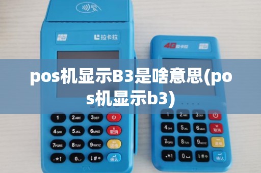 pos机显示B3是啥意思(pos机显示b3)