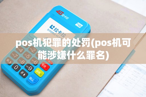 pos机犯罪的处罚(pos机可能涉嫌什么罪名)