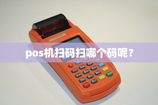 pos机扫码扫哪个码呢？
