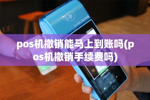 pos机撤销能马上到账吗(pos机撤销手续费吗)