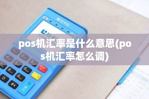 pos机汇率是什么意思(pos机汇率怎么调)