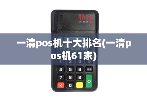 一清pos机十大排名(一清pos机61家)