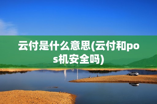 云付是什么意思(云付和pos机安全吗)
