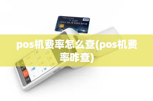 pos机费率怎么查(pos机费率咋查)
