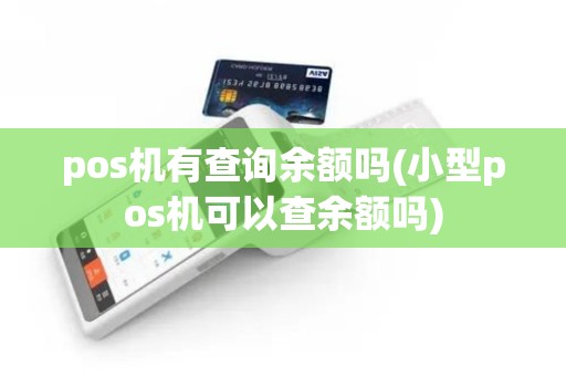 pos机有查询余额吗(小型pos机可以查余额吗)