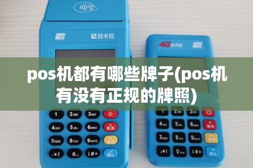 pos机都有哪些牌子(pos机有没有正规的牌照)
