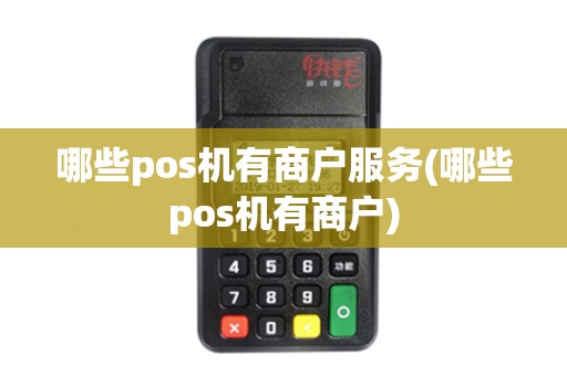 哪些pos机有商户服务(哪些pos机有商户)