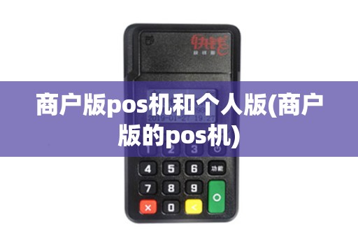 商户版pos机和个人版(商户版的pos机)