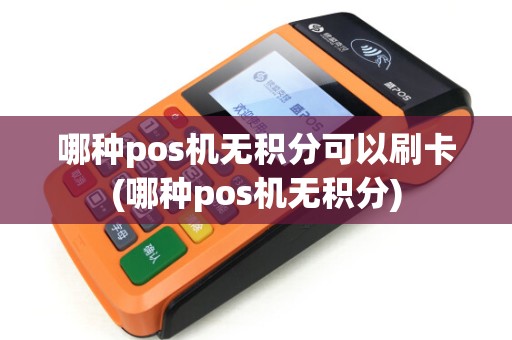 哪种pos机无积分可以刷卡(哪种pos机无积分)