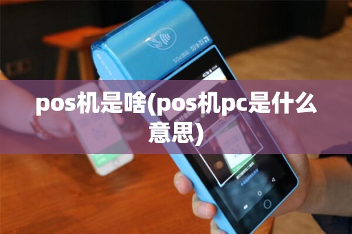 pos机是啥(pos机pc是什么意思)
