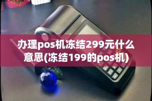 办理pos机冻结299元什么意思(冻结199的pos机)