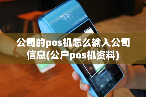 公司的pos机怎么输入公司信息(公户pos机资料)