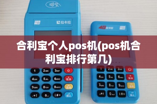 合利宝个人pos机(pos机合利宝排行第几)