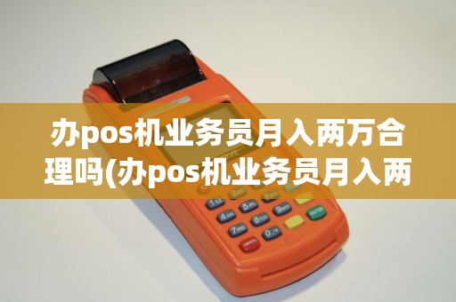 办pos机业务员月入两万合理吗(办pos机业务员月入两万)