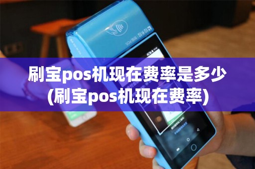 刷宝pos机现在费率是多少(刷宝pos机现在费率)