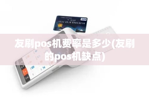友刷pos机费率是多少(友刷的pos机缺点)