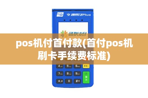 pos机付首付款(首付pos机刷卡手续费标准)