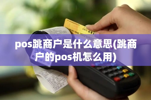 pos跳商户是什么意思(跳商户的pos机怎么用)