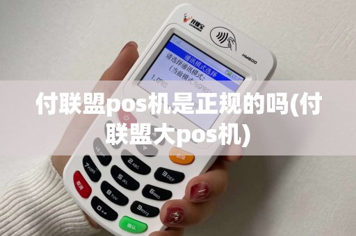 付联盟pos机是正规的吗(付联盟大pos机)