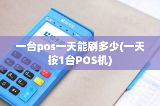 一台pos一天能刷多少(一天按1台POS机)