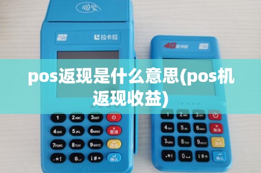 pos返现是什么意思(pos机返现收益)