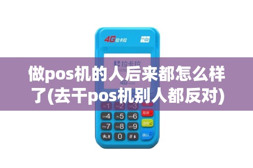 做pos机的人后来都怎么样了(去干pos机别人都反对)