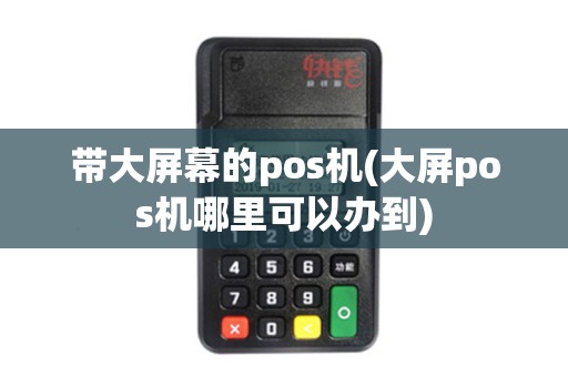 带大屏幕的pos机(大屏pos机哪里可以办到)
