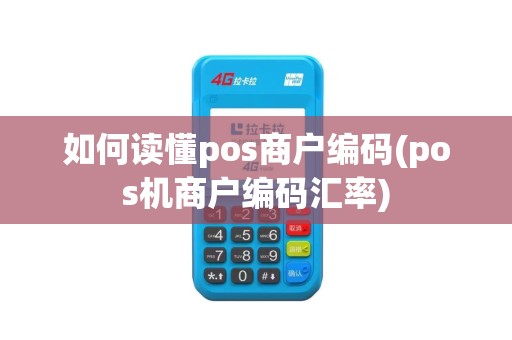 如何读懂pos商户编码(pos机商户编码汇率)