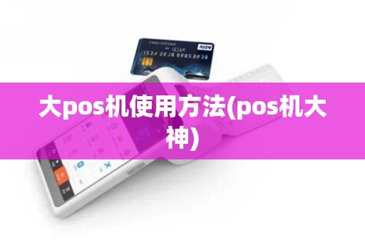 大pos机使用方法(pos机大神)
