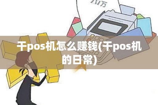 干pos机怎么赚钱(干pos机的日常)
