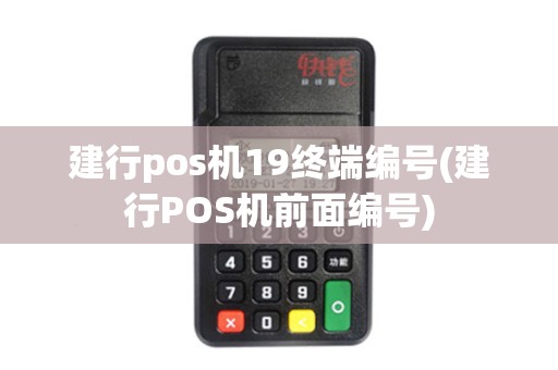 建行pos机19终端编号(建行POS机前面编号)