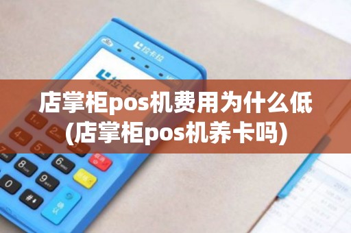 店掌柜pos机费用为什么低(店掌柜pos机养卡吗)