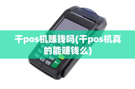 干pos机赚钱吗(干pos机真的能赚钱么)