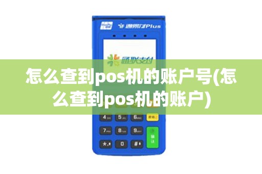 怎么查到pos机的账户号(怎么查到pos机的账户)
