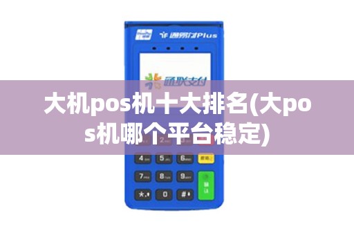 大机pos机十大排名(大pos机哪个平台稳定)