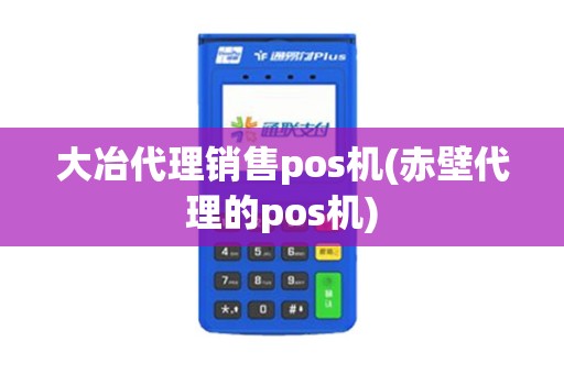 大冶代理销售pos机(赤壁代理的pos机)