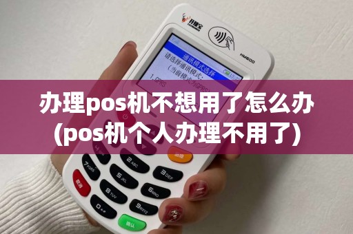 办理pos机不想用了怎么办(pos机个人办理不用了)