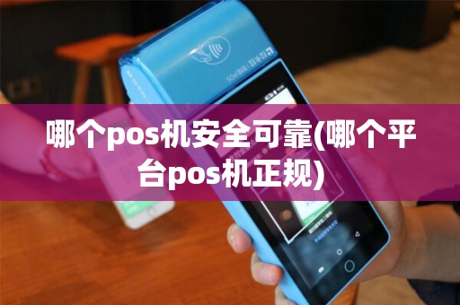 哪个pos机安全可靠(哪个平台pos机正规)