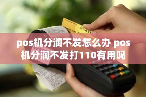 pos机分润不发怎么办 pos机分润不发打110有用吗