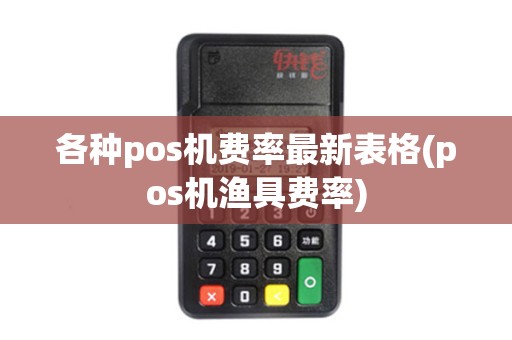 各种pos机费率最新表格(pos机渔具费率)