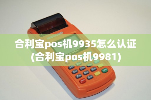 合利宝pos机9935怎么认证(合利宝pos机9981)