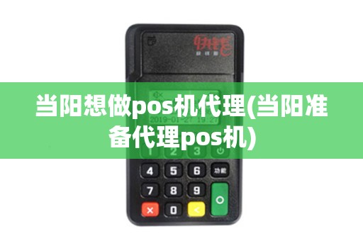 当阳想做pos机代理(当阳准备代理pos机)
