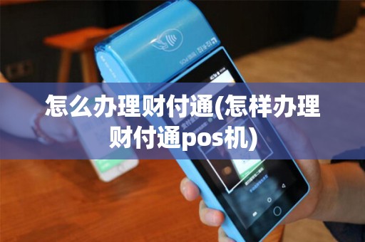 怎么办理财付通(怎样办理财付通pos机)