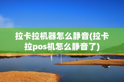 拉卡拉机器怎么静音(拉卡拉pos机怎么静音了)