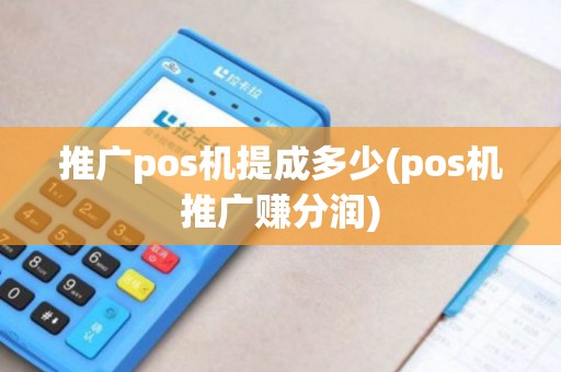 推广pos机提成多少(pos机推广赚分润)
