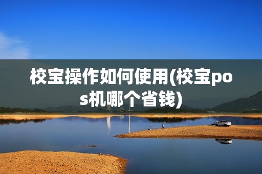 校宝操作如何使用(校宝pos机哪个省钱)
